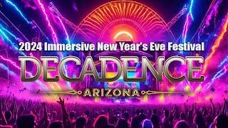 Decadence Arizona 2024 | Immersive New Year's Eve Festival | EDM Techno | Taste of Decadence 2024