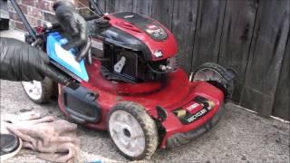 OILY TORO LAWNMOWER - Smokes, Will Not Run. TOO MUCH OIL! FIXED! Air Filter!