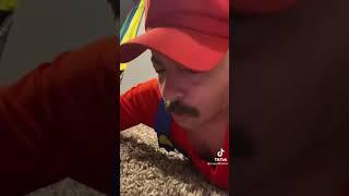 superlitmario:HALAL MODE PIZZA FROM DOMINOS(Mario Red costume funny moment on tiktok videos)