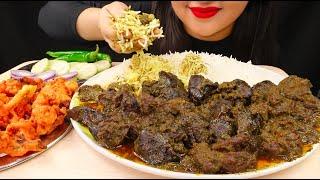 SPICY CHICKEN LIVER CURRY, GIZZARD CURRY WITH RICE|BIG BITES|INDIAN FOOD MUKBANG*FOOD EATING VIDEOS*