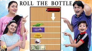 ROLL THE BOTTLE CHALLENGE | Comedy Family challenge | Aayu and Pihu Show