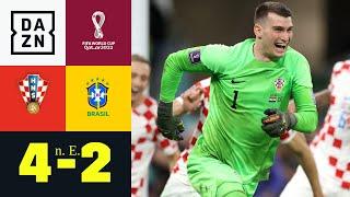 Elfmeterdrama! Kroatien weiter, Brasilien in Tränen: Kroatien - Brasilien 4:2 n. E. | WM 2022 | DAZN