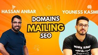 Domains, mailing, SEO Live with  HASSAN ANBAR