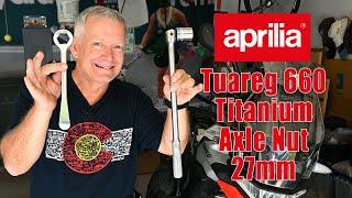 Aprilia Tuareg 660 - Titanium Axle Nut