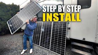 Renogy Off-Grid Solar & Lithium Battery Install for RV | Vlog 270