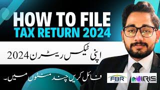 How to file tax return 2024 | income tax return 2024 | Iris 2.0