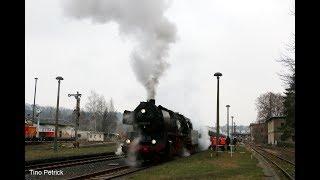 Von Nossen nach Döbeln mit 50 3610 am 15.12.2018