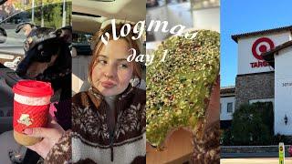 VLOGMAS DAY 1 ️️ addressing the tea, viral hair blow out, shop w me & more