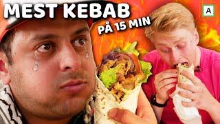 Hvem spiser mest KEBAB på 15 minutter? [PUKE WARNING] 