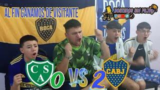 | REACCIONES DE HINCHAS | SARMIENTO DE JUNIN 0 VS BOCA JUNIORS 2