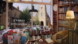 Cozy Afternoon Books & Coffee Shop Ambience, Smooth Jazz playlist to Study, work, Book Cafe ASMR