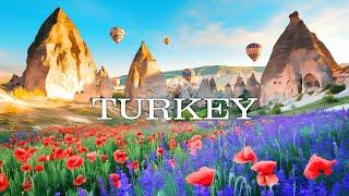 TURKEY (4K UHD) Ambient Drone Film + Best Piano Music For Stress Relief, Meditation, Sleep, & Yoga