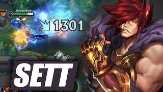 Wild Rift Sett Baron Lane Gameplay in Season 14 (Build & Runes)