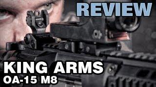 King Arms OA-15 M8 Airsoft Review / Shooting Range Test - EpicAirsoftHD