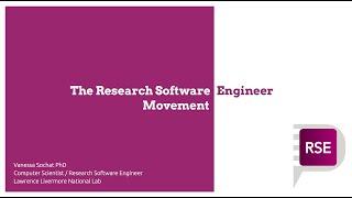 The Research Software Engineer Movement