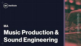 dBs Institute Courses | MA Music Production & Sound Engineering