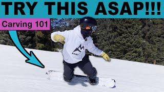 10 Best Carving Tips & Drills for EVERY SNOWBOARDER | Beginner to Advanced