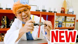 Blippi STEM Learning at The Rolling Robots For Kids | BRAND NEW BLIPPI | Educational Videos For Kids