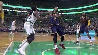 J.R. Smith Punches Jae Crowder in the Face After Kendrick Perkins Shoves Him