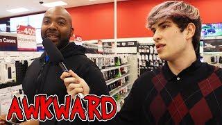 AWKWARD INTERVIEWING STRANGERS w/ Corey Scherer