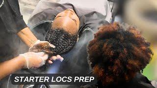 How To Prep Hair for Starter Locs | products for type 4 hair, treatments, +more