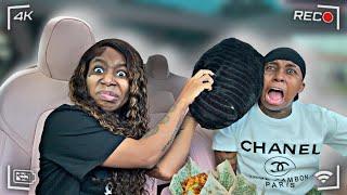 SMACKING My GIRLFRIEND WITH A PILLOW Everytime She TALKS..* HILARIOUS*