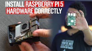 How To Install Raspberry Pi 5 Active Cooler, Pi Case, & Hardware Properly