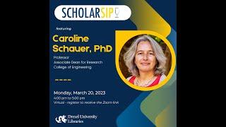 ScholarSip feat. Professor Caroline Schauer (Winter 2023)