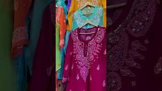 Sarojini Nagar Market Delhi | Latest Ethnic Collection Sale|chickenkari kurti in ₹350 #shorts #viral