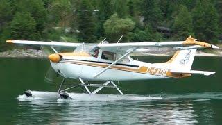 Cessna Floatplane Water Landing