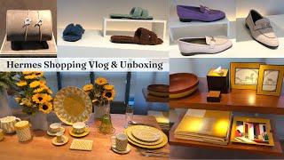 NYC HERMES SHOPPING VLOG & DOUBLE UNBOXING  HERMES FLAGSHIP STORE UPDATE  WE SCORED A QUOTA BAG!