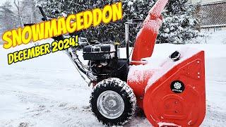 BLOW BLOW YOUR SNOW WITH THE KING OF SNOW! Snow Blowing ASMR With @Ariens Snowblower