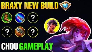 BRAXY CHOU BUILD AND EMBLEM SET GAMEPLAY | MOBILE LEGENDS