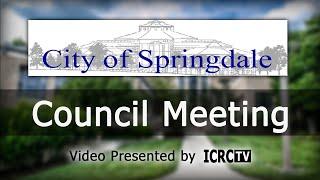 Springdale City Council 9/4/24