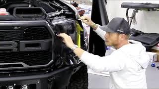 Worlds EASIEST Light Tint | Ford Raptor Headlight TINT