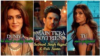 Main Tera Boyfriend Full Screen Status | Raabta | Arijit Singh | Sushant Singh Rajput | Kriti Sanon