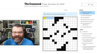 Learning Crossword Week 28 | NYT Crossword Friday Nov 22nd, 2024