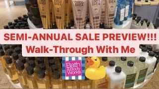 SEMI-ANNUAL SALE WINTER 2020 PREVIEW!!! WALK-THROUGH WITH ME | BATH & BODY WORKS