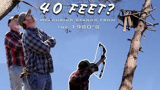 World's TALLEST Treestand!? We Measured