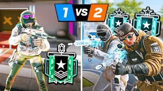 Can EVERY Rank 1v2 The Rank Below Them - RAINBOW SIX SIEGE