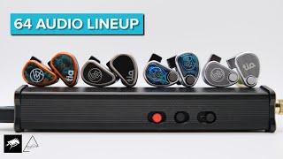 64 Audio IEM Shootout - Nio, U12t, Tia Trio, U18t, Tia Fourte