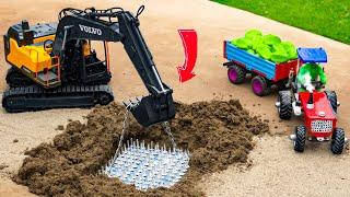 Diy tractor making fully land leveling machine for road construction | cranes, excavators