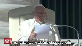 Papież do Polaków: Bądźcie otwarci na Ducha Świętego