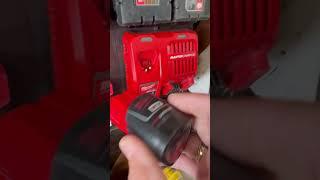 Milwaukee M12 3.0Ah battery not charging in charger but will charge if Jumped