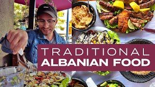 Tirana, Albania 2021  Traditional Albanian Food