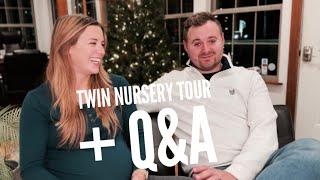 Twin Girl Nursery Tour + Pregnancy Q&A