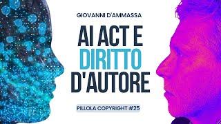 Regolamento AI Act e DIRITTO d'AUTORE - Pillola Copyright #025