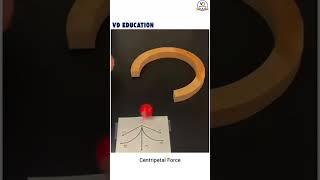 Centripetal Force Explained️ #centripetalforce #force #physics #scienceexplained #science #shorts