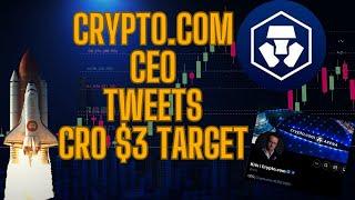 BREAKING CRYPTO.COM #CRO COIN BREAKING OUT  BITCOIN PUMPING!!! (CRO PRICE PREDICTION)