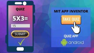 Create Quiz Mobile App || MIT App Inventor || Lists || By Krishna Raghavendran